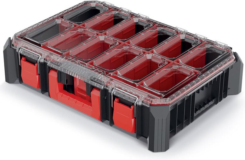 Organizer msx 40 high Kleinteilemagazin mit Trennstegen - Kistenberg