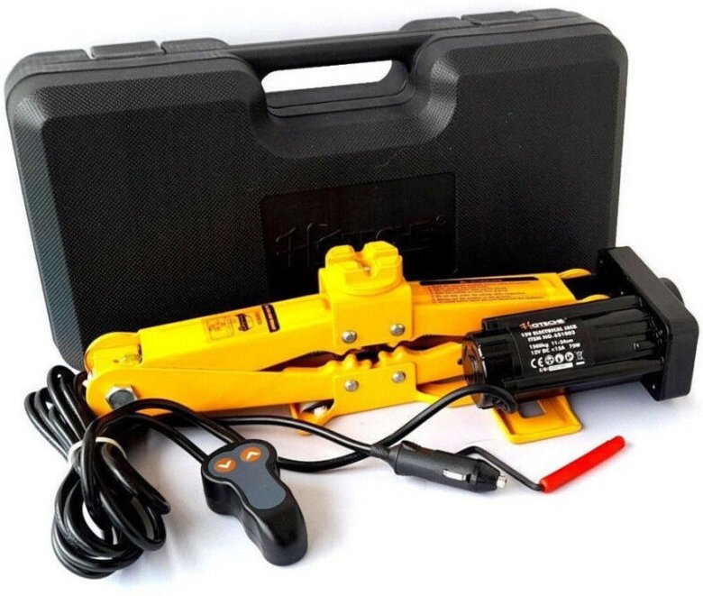 Trade Shop Traesio - Trade Shop - elektrischer wagenheber 12V 75 w 1.5T art. 651003 -