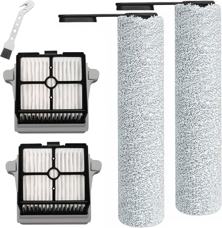 Rollenbürste + Filter Ersatzteile für Tineco FLOOR ONE S7 Pro/S6 (Version 1) Staubsauger, Zubehörset 2 Rollenbürsten + 2...