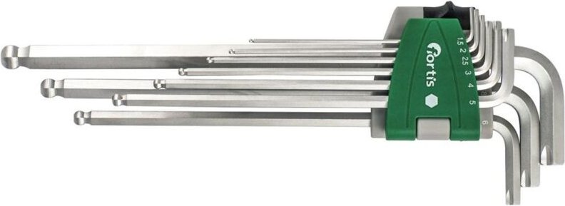 FP - Winkelschraubendreher- Satz im Kunststoffhalter 9-teilig 1,5-10mm Spezialprofil