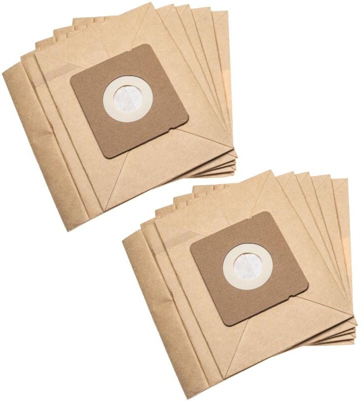 10x Staubsaugerbeutel kompatibel mit Moulinex MO152301/4Q0, MO1523, MO152601/4Q0 Staubsauger - Papier, 17,7cm x 17,5cm S...
