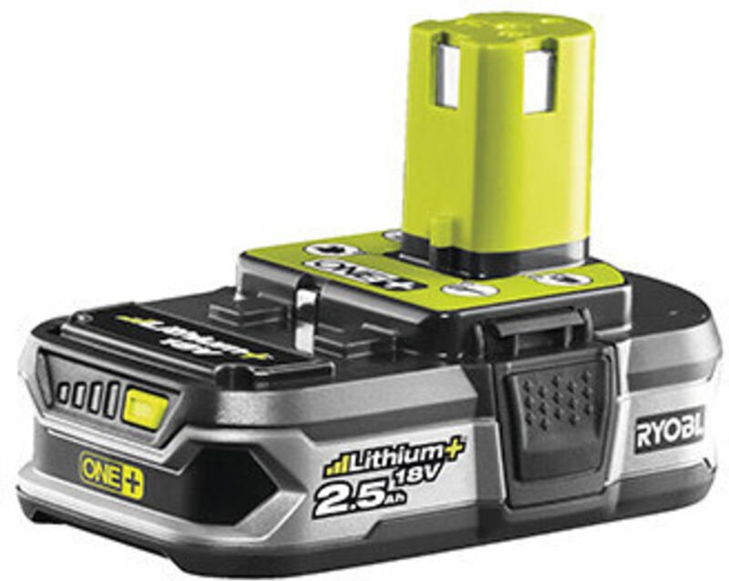 Lithium-Ionen-Akku 18V 2,5Ah für Ryobi-Geräte. Ersetzt Original 5133002413, Rb18l25g.