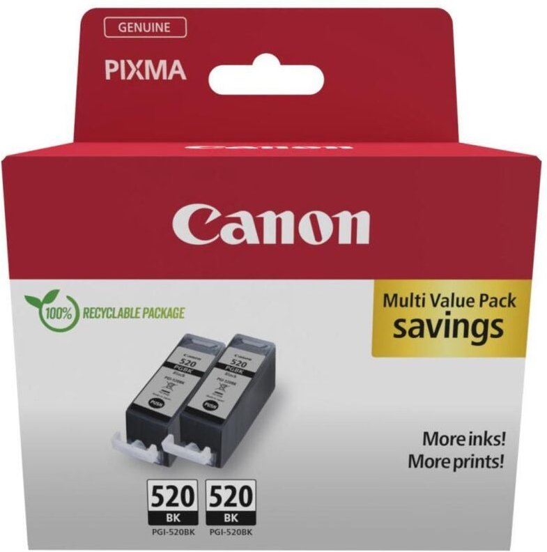 Canon PGI-520 BK Twin Pack