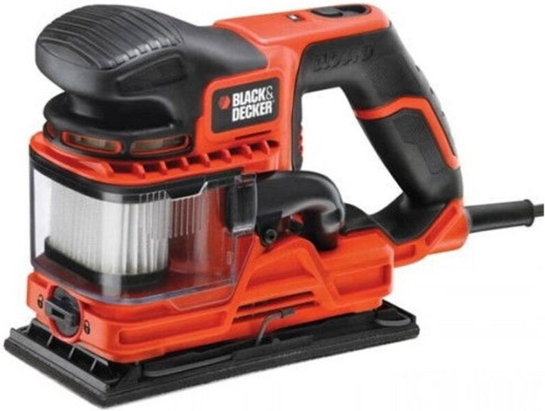 BLACK+DECKER Schleifmaschine 1/3 Blatt Draht 270W - DuoSand - KA330EKA-QS