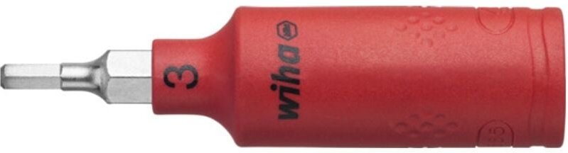 Schraubendrehereinsatz 1/4' Innen-6kt vde 3x65mm - Wiha