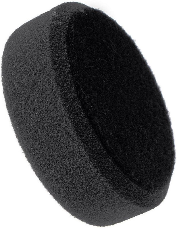 Soft Polierpad 80/70 mit Klett-Schwamm Polierscheibe schwarz ABW