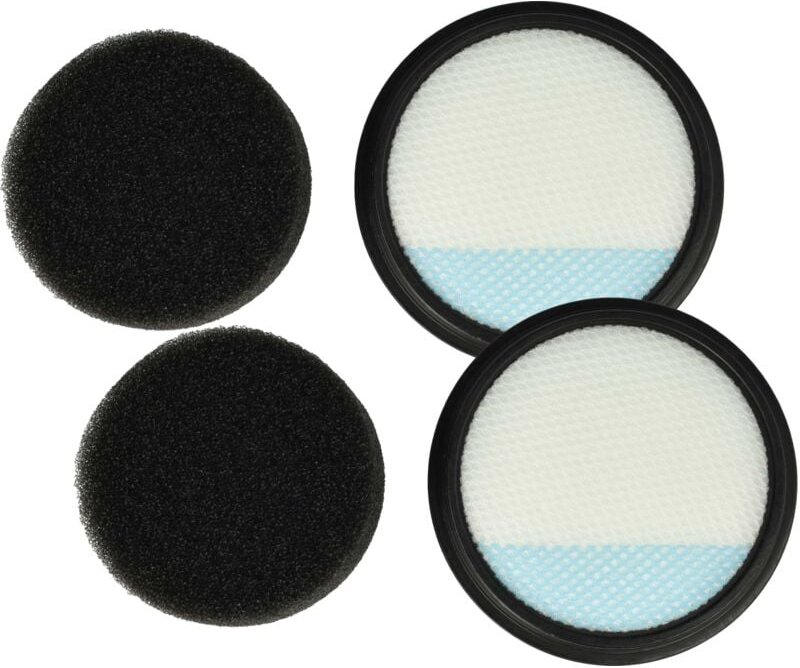 Filter-Set kompatibel mit Vax Blade 24V Pro TBT3V1F1, 24V TBT3V1T2, 24V TBT3V1B2 Staubsauger - 4x Filter (Vormotor-Filte...