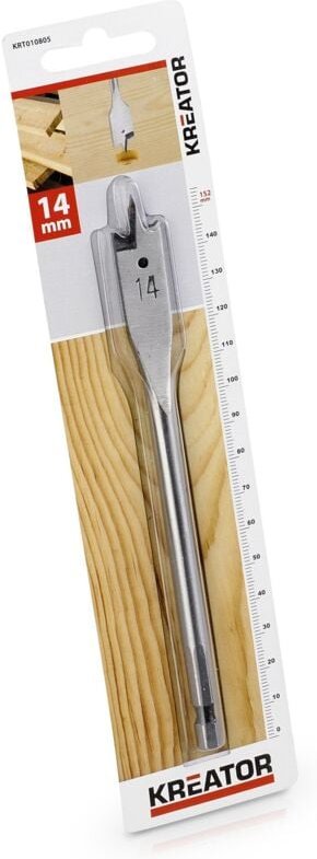 Flachholzbohrer Länge 152 mm Durchmesser 14 mm