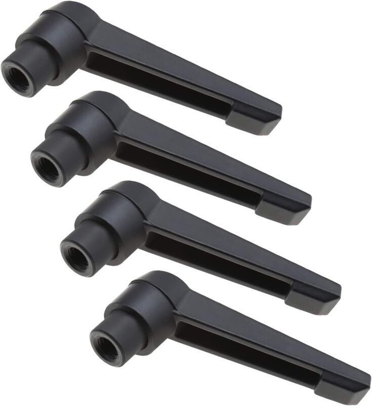 M10x80mm The Lord of the Tools 4 Stück Verstellbare Metall-Gewinde-Klemmhebelgriffknöpfe