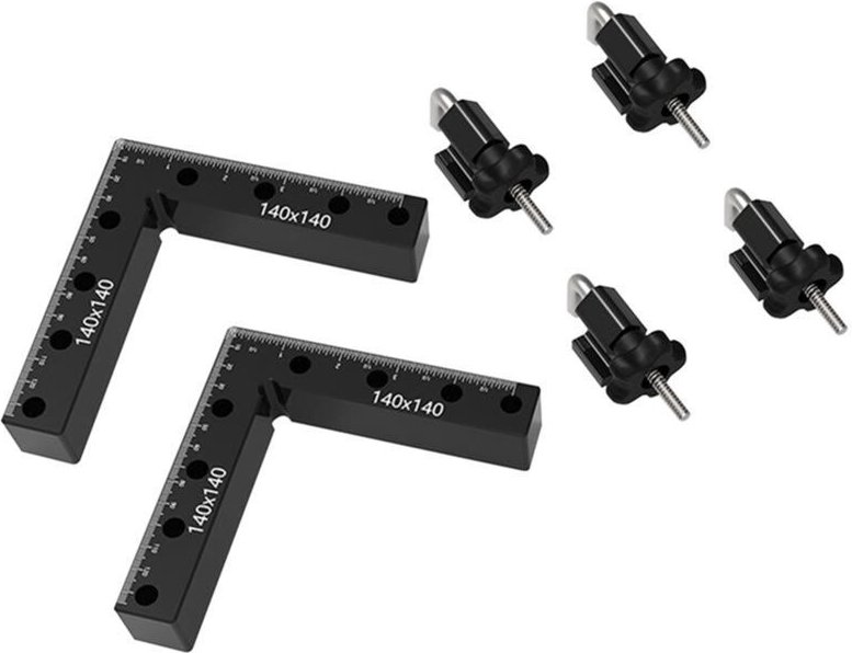 90 Grad Lineal rechtwinklig Holzbearbeitung Quadrat Aluminiumlegierung Schreiner Werkzeug Professional