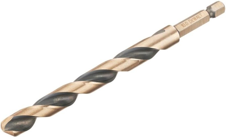 DEWALT DT20616-QZ HSS-G Metall-Spiralbohrer 1 Stück 10 mm Gesamtlänge 138 mm korrosionsgeschützt Se