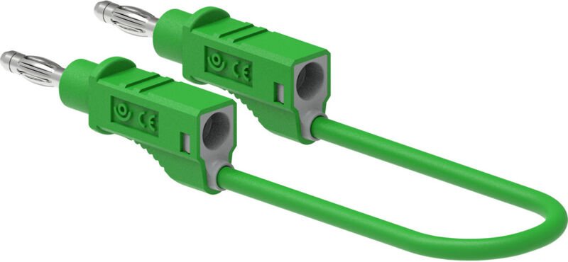 Electro Pjp - 2112-CD1-50V Messleitung Steckanschluss 4 mm 50 cm Grün 1 St.