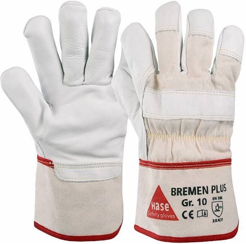 Hase Lederhandschuhe "Bremen Plus" 10