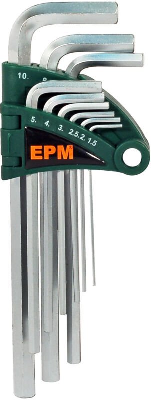 Inbusschlüsselsatz Typ L 9-Teilig Kurz - E-400-2550