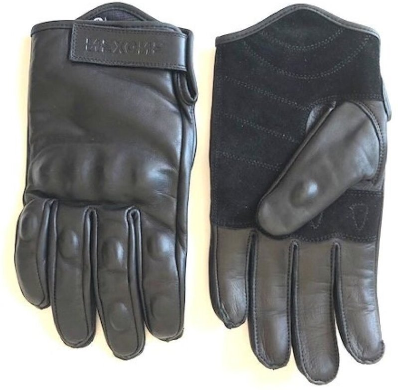 handschuh für motorrad straße sommer leder nexone rossano schwarz