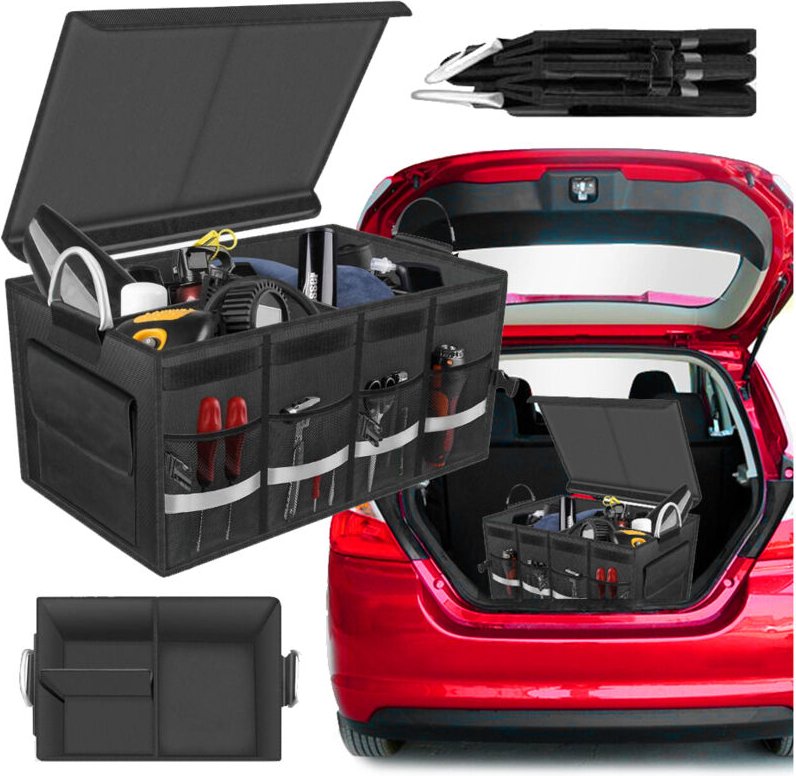 Kofferraum Organizer Tasche Auto Kofferraum XXL Stark Vatertag