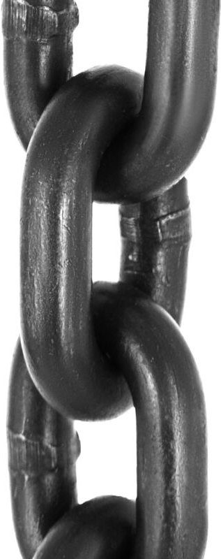 Mophorn 3/8 Zoll x 5 Fuß Kettenschlinge mit Haken, G80 Motorhebeketten, 11.000 lbs (5 Tonnen) Tragkraft für Motorhebebüh...