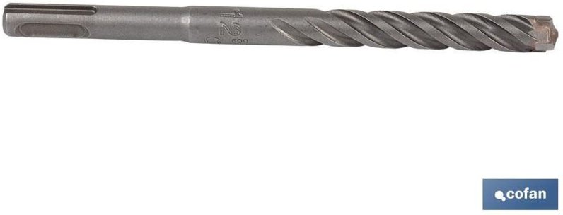 Thumbnail - SDS Plus 4-Bit-Bohrer für Wände (Ø14 x 465 mm.) COFAN 096714465