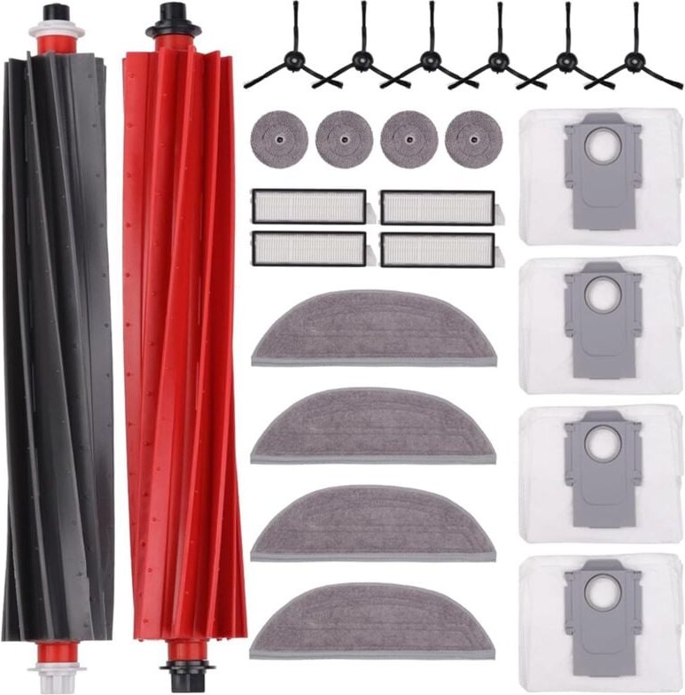 Für S8 MaxV Ultra Roboter-Staubsauger, Hauptseitenbürste