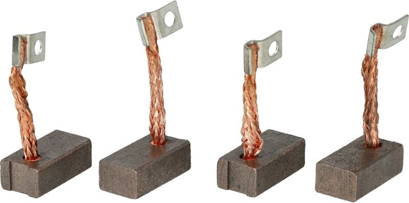 Vhbw - 4x Kohlebürste 25,3 x 13 x 8,9 mm kompatibel mit Atlet Nutzfahrzeug