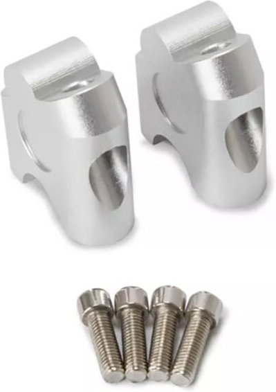 Thumbnail - Sollbry Lenkererhöhung, 2 Stück, 22 mm, universeller Motorrad-Lenkergriff, hintere Lenkerklemme, Bewegungsadapter