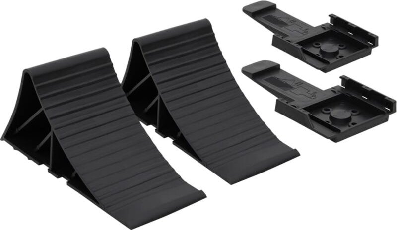 Unterlegkeile 2 Stk. 25x10x11,5 cm Kunststoff Vidaxl