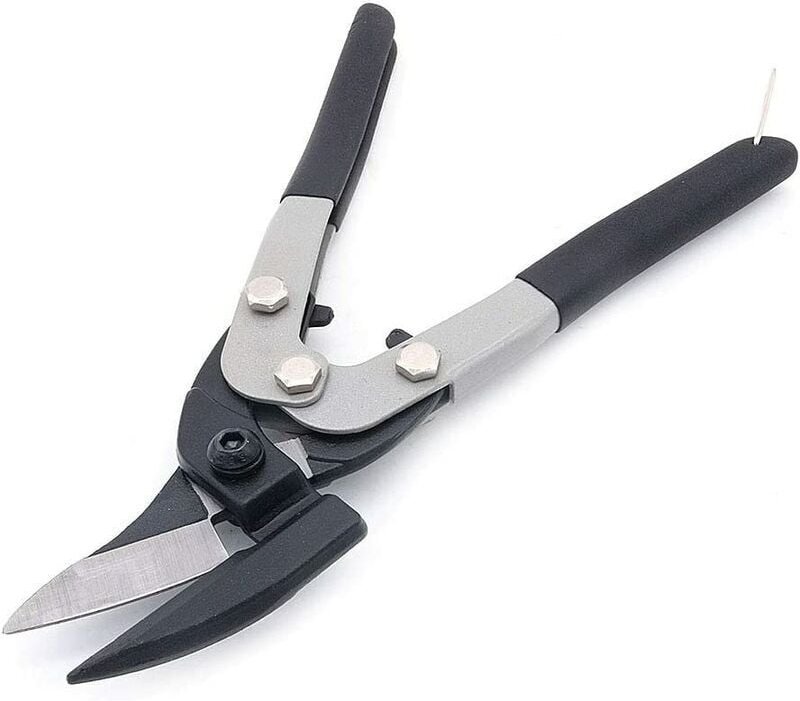 Thumbnail - Robuste Blechschere aus Stahl – gerader Schnitt – Industrieller Metallschneider – 27 cm