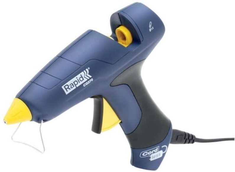 Klebepistole mit abnehmbarer Schnur Rapid CG270 für 12 mm Klebestifte - Set + Kleber Rapid isaberg - 5001445