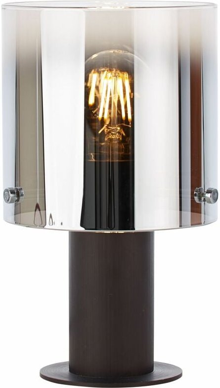 Lampe Beth Tischleuchte Kaffee/rauchglas 1x A60, E27, 60W, g.f. Normallampen n. ent. Mit Schnurzwischenschalter Für LED-...