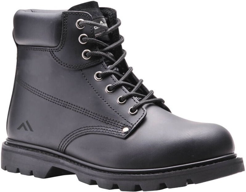 Hochsichere Steelite Sicherheitsstiefel, genäht SBP HRO, Schwarz, Größe 47