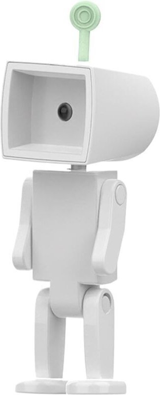 Vtizikl Jolie lampe de table magnétique – Lampe de table robot astronaute Veilleuse magnétique en forme de robot Lampe d...