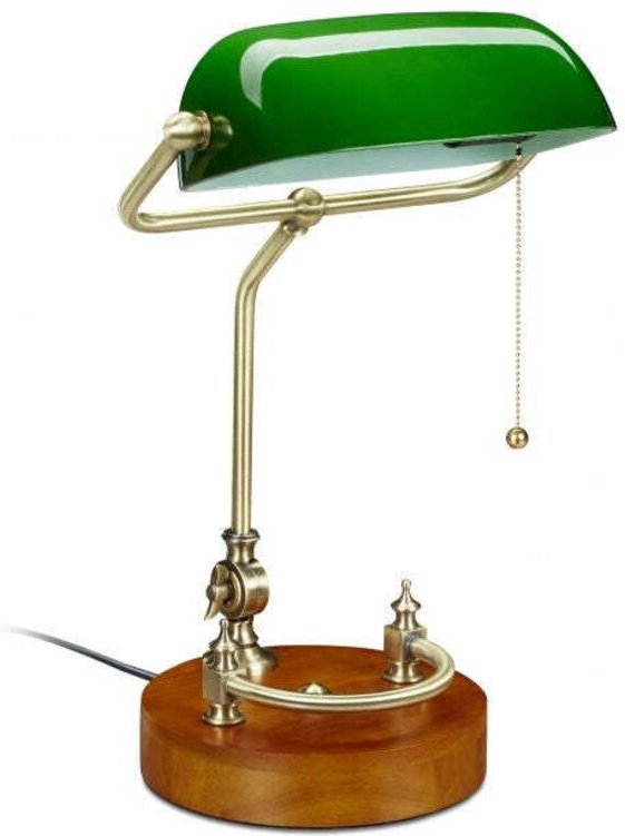 Bankerlampe mit zugschalter 8
