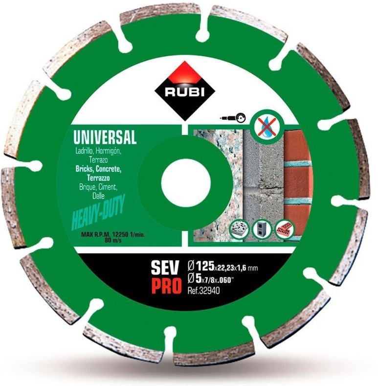 Rubi - Diamantscheibe sev 125 pro r32940