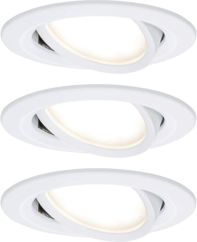 Paulmann 93875 Coin Slim LED-Einbauleuchte 3er Set LED LED fest eingebaut 18 W Weiß (matt)