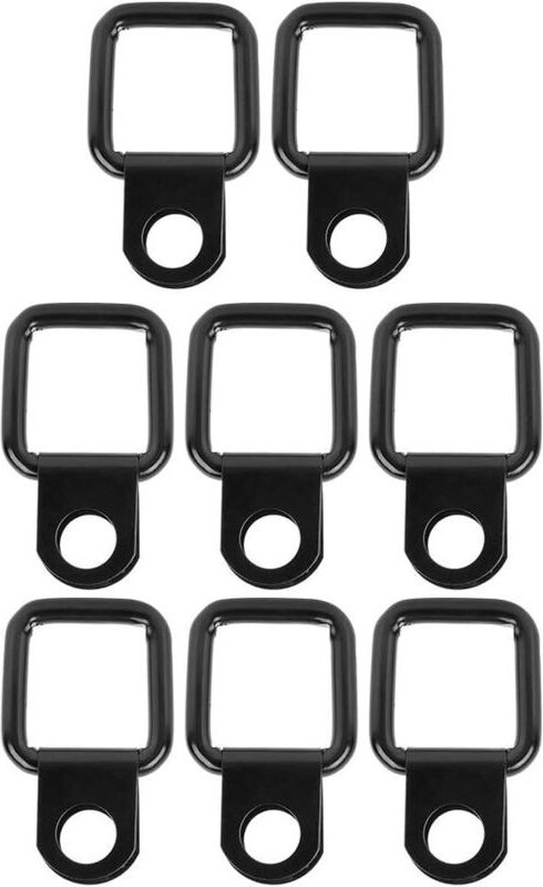 Sollbry - Ersatz für D-Ring-Anker, D-Ring-Zurranker, Zurrhaken, Festmacher-D-Ringe für jk yj tj jku Sports/Sahara/for Fr...