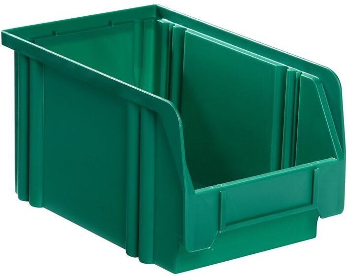 La-ka-pe LK3 grün Sichtlagerkasten L230/200xB150xH127mm ps grün
