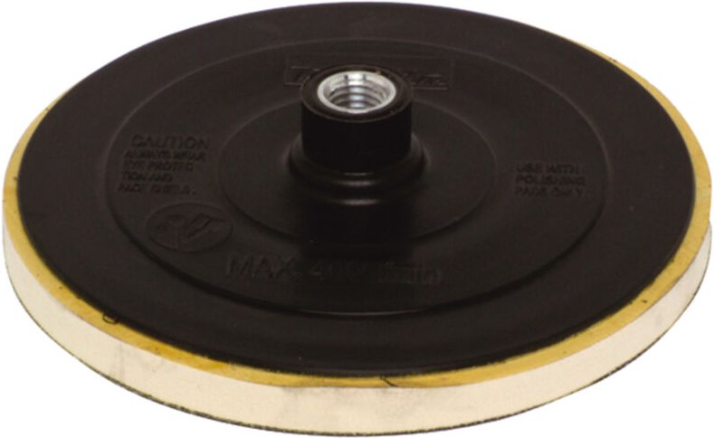 Schleifteller Klett, 165 mm, für Rotationspolierer m. M14 Aufname - Makita