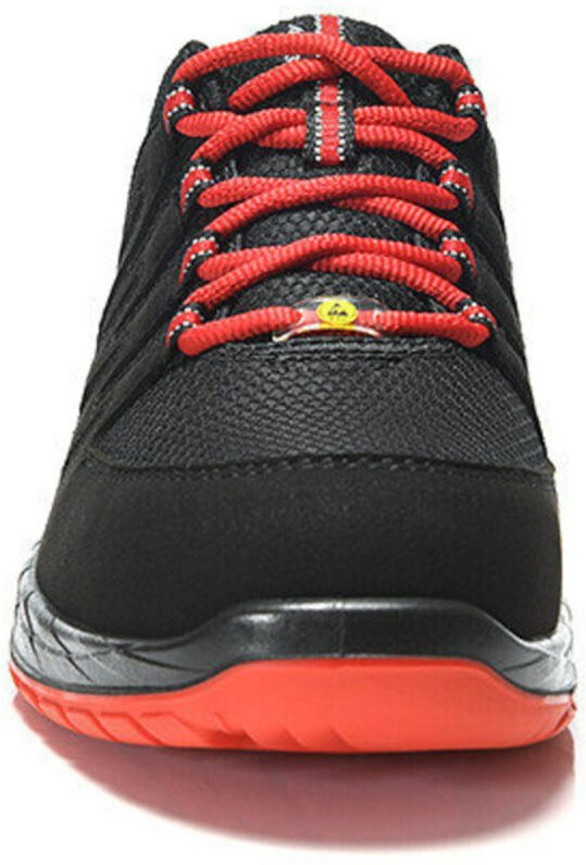 Elten Gmbh - elten Sicherheitshalbschuh 729561 maddox black-red Low esd S3, Gr. 46