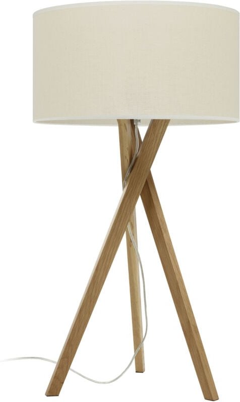 Tischlampe Wood E27 42w Buche