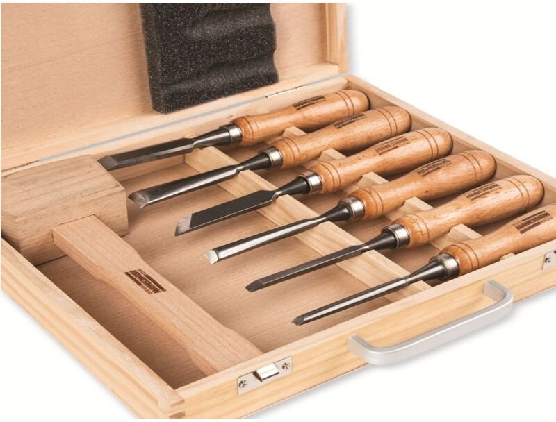 Brüder Mannesmann - Schnitzwerkzeugsatz, 7-teilig M66107 M66107