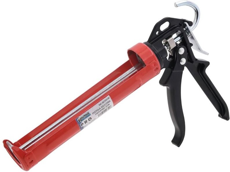 Profi-Silikonpistole Wolfpack rot/schwarz
