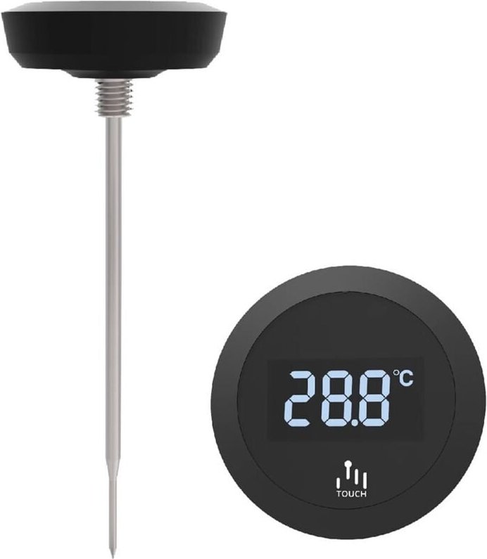 Aiperq - Auto-Innenthermometer, Zifferblatt-Hygrometer, Mini-analoges mechanisches Hygrometer, Feuchtigkeitserkennung, h...