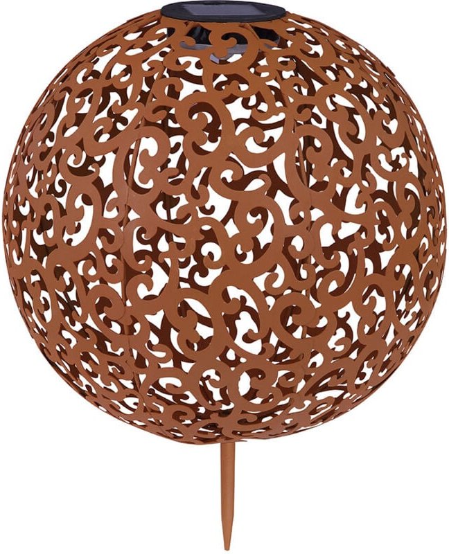 Außenlampe Solarleuchte Solarlampe Gartenleuchte Steckleuchte Wegelampe, IP44 Akku Erdspieß, orientalisch Kugel, 1x led ...