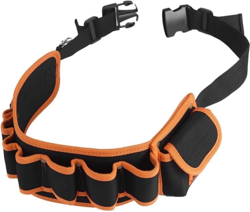 Ersandy - Elektriker-Werkzeuggürtel, Werkzeughaltergürtel für Schreiner, Heimwerker, Schreiner, verstellbarer Nylongürte...