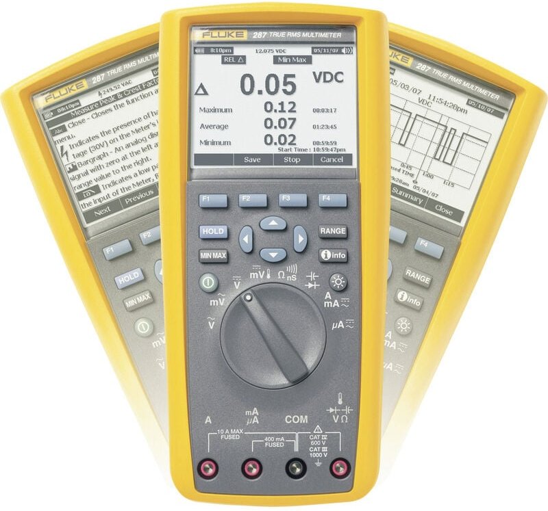 287/EUR Hand-Multimeter digital Grafik-Display, Datenlogger cat iii 1000 v, cat iv 600 v Anze - Fluke