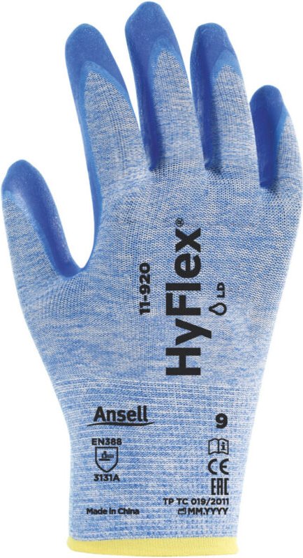 Ansell Handschuh-Paar HyFlex 11-920, Handschuhgröße: 10