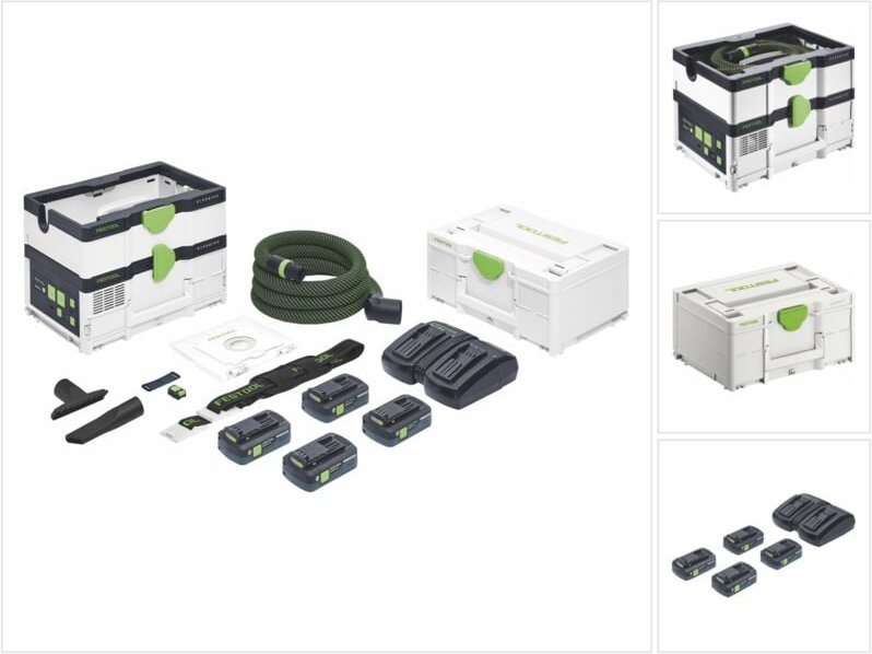 Akku-Absaugmobil cleantec ctlc sys hpc 4,0 I-Plus - Festool