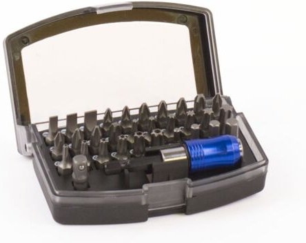 Bitsortiment S2 - 32-tlg. (SchlitzPHPZTXHEX) GT81004 - Gotools
