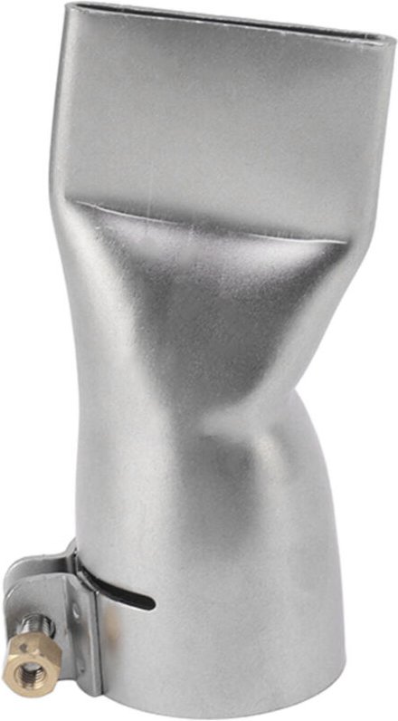 Hochtemperatur-Edelstahl-Schweißdüse für PVC – Flache Dreiecksdüse zum Schweißen dicker Kunststoffplatten mit Heißluftpi...