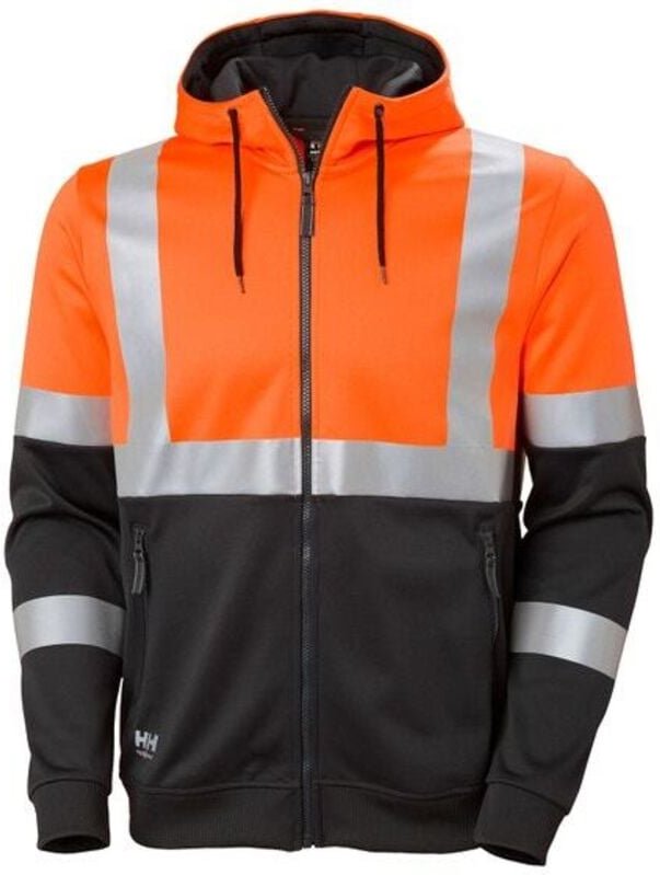 Warn-Hoodie, orange, Gr.2XL